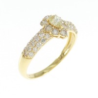 【新品】K18YG ダイヤモンド リング 0.70CT