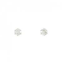 PT ソリティア ダイヤモンド ピアス 0.50CT