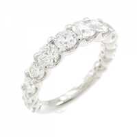 PT ハーフエタニティ ダイヤモンド リング 2.18CT