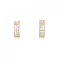 【新品】K18YG ダイヤモンド ピアス 0.54CT