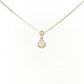 K18PG ダイヤモンド ネックレス 0.15CT
