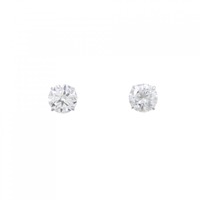 PT ダイヤモンド ピアス 0.502CT 0.505CT F SI2 Good