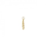 4゜C アコヤパール イヤリング 片耳