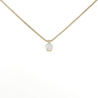 K18YG ダイヤモンド ネックレス 0.31CT