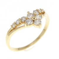 K18YG ダイヤモンド リング 0.30CT