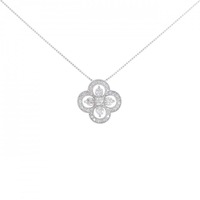 PT フラワー ダイヤモンド ネックレス 0.57CT