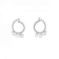 K14WG バタフライ ピアス