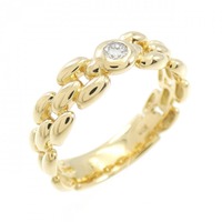 K18YG ダイヤモンド リング 0.07CT