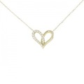 アーカー フィルージュ ハート ミディ ハーフ ネックレス 0.08CT
