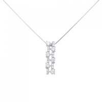 【新品】PT ダイヤモンド ネックレス 0.76CT