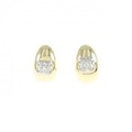 タサキ フラワー ダイヤモンド ピアス 0.02CT
