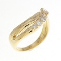 K18YG ダイヤモンド リング 0.30CT
