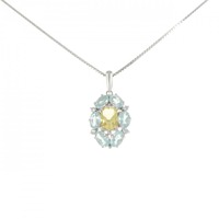 PT カラーストーン ネックレス