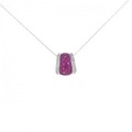 K14WG/K18WG ルビー ネックレス 3.05CT