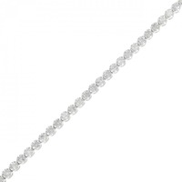 K18WG ダイヤモンド ブレスレット 1.02CT