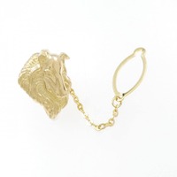 K18YG ドッグ タイタック