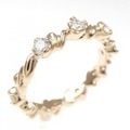 K18PG ダイヤモンド リング 0.67CT