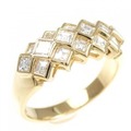 K18YG ダイヤモンド リング 0.83CT