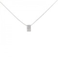 K18WG ダイヤモンド ネックレス 0.12CT