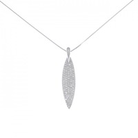 K18WG ダイヤモンド ネックレス 0.62CT
