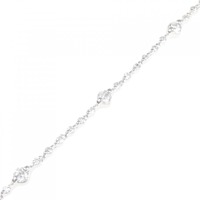 K18WG ダイヤモンド ブレスレット 1.50CT