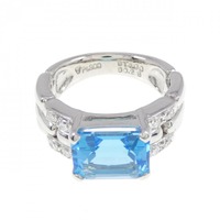 PT ブルートパーズ リング 4.00CT
