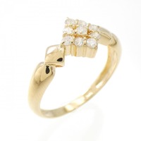 K18PG ダイヤモンド リング 0.19CT