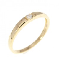 K18YG ダイヤモンド リング 0.03CT