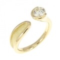 K18YG ダイヤモンド リング 0.33CT