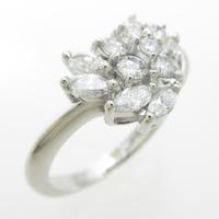 PT フラワー ダイヤモンドリング