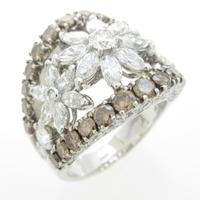 ポンテヴェキオ フラワー ダイヤモンドリング