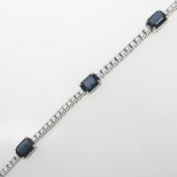 750WG サファイヤブレスレット10％引き