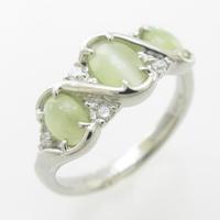 PT クリソベリルキャッツアイリング