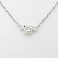 プラチナダイヤモンドネックレス 1．098ct・H・SI2・FAIR