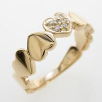 組曲 ハート ダイヤモンドリング