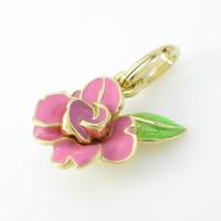 クリスチャンディオール フラワー エナメルチャーム20％引き