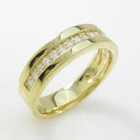 【リメイク】K18YG ダイヤモンドリング30％引き