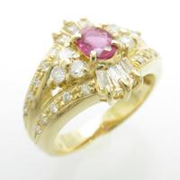 K18YG ルビーリング