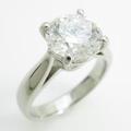 プラチナダイヤモンドリング 2．021ct・H・SI2・VERYGOOD
