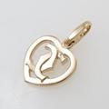 750PG Cハート チャーム