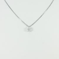 【リメイク】プラチナダイヤモンドネックレス 0．553ct・D・SI1・GOOD