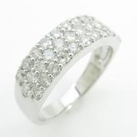 K18WG パヴェ ダイヤモンドリング20％引き