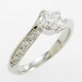 プラチナダイヤモンドリング 0．403ct・D・VVS1・3EXT H＆C