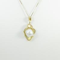 K18YG シロチョウパールネックレス20％引き