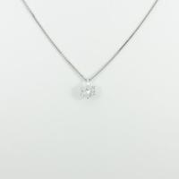 【リメイク】プラチナダイヤモンドネックレス 0．646ct・H・SI1・VERYGOOD30％引き