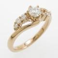 K18PG ダイヤモンドリング 0．215ct・D・VS2・3EXT H＆C30％引き