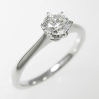 【リメイク】プラチナダイヤモンドリング 0．400ct・F・SI1・GOOD