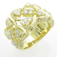 K18YG ダイヤモンドリング