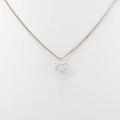 【リメイク】K18PG ダイヤモンドネックレス 0．315ct・J・SI2・GOOD