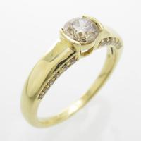 K18YG ダイヤモンドリング